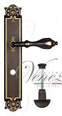 Дверная ручка Venezia на планке PL97 мод. Anafesto (темная бронза) сантехническая