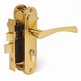 Врезной замок Avers 0823/60-G (золото) ключ/ключ
