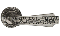 Дверная ручка RENZ мод. Идол (серебро античное) DH 618-20 SL
