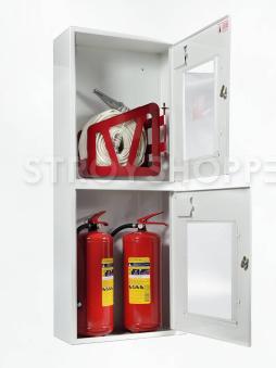 Шкаф пожарный Пульс ШПК-320НОБ навесной открытый белый